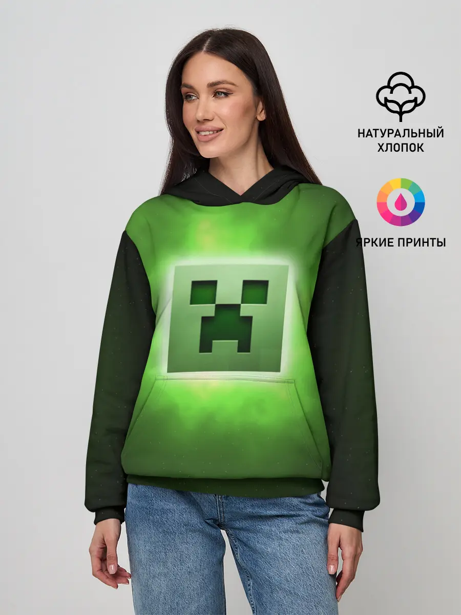 Женское худи / MINECRAFT | МАЙНКРАФТ