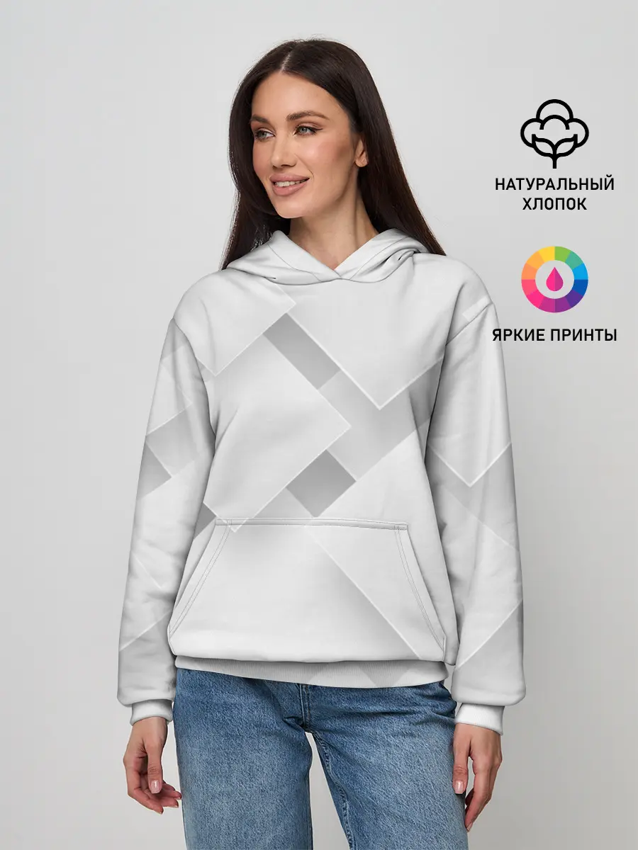 Женское худи / Геометрическая Абстракция