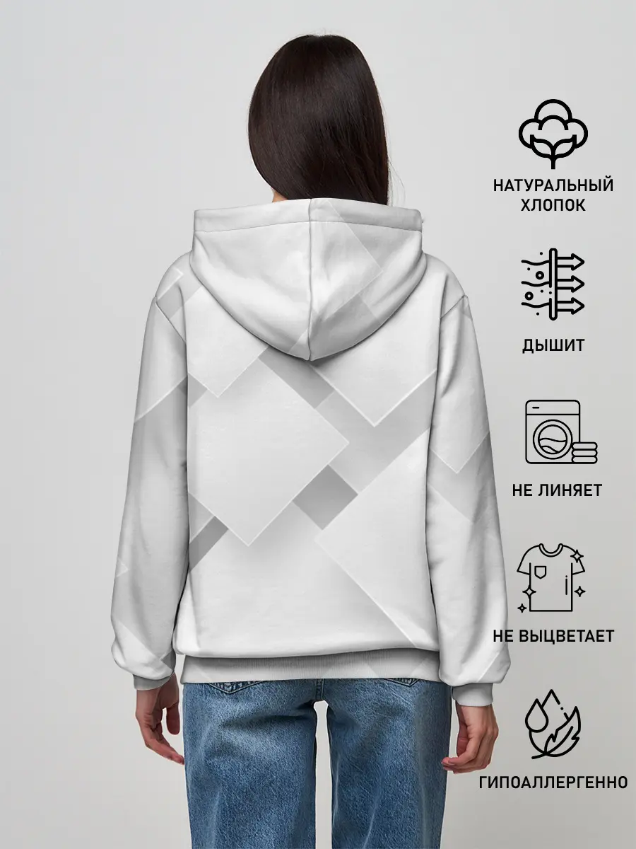 Женское худи / Геометрическая Абстракция