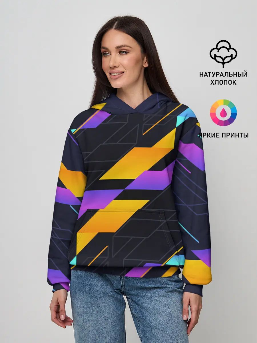 Женское худи / Modern Geometry