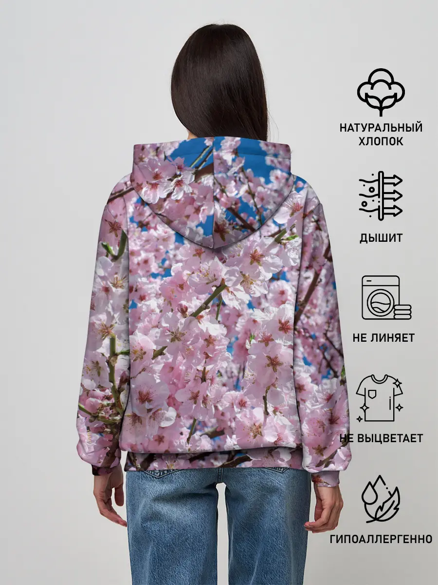 Женское худи / Цветущая Сакура