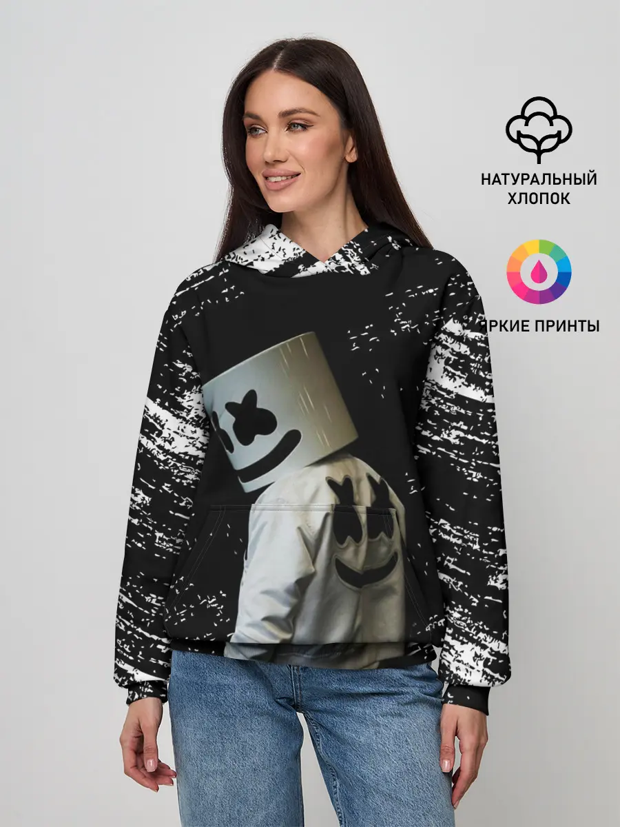 Женское худи / Marshmello