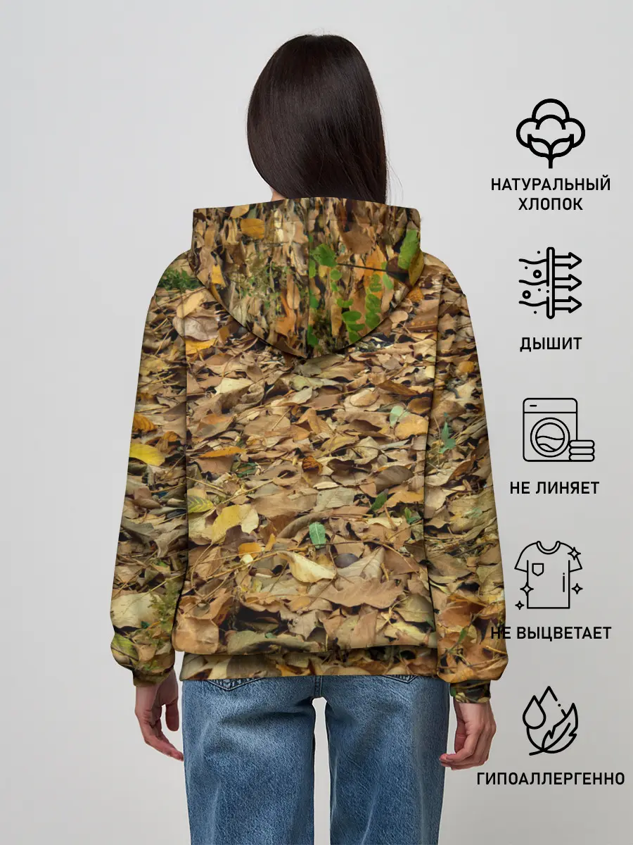 Женское худи / Листья