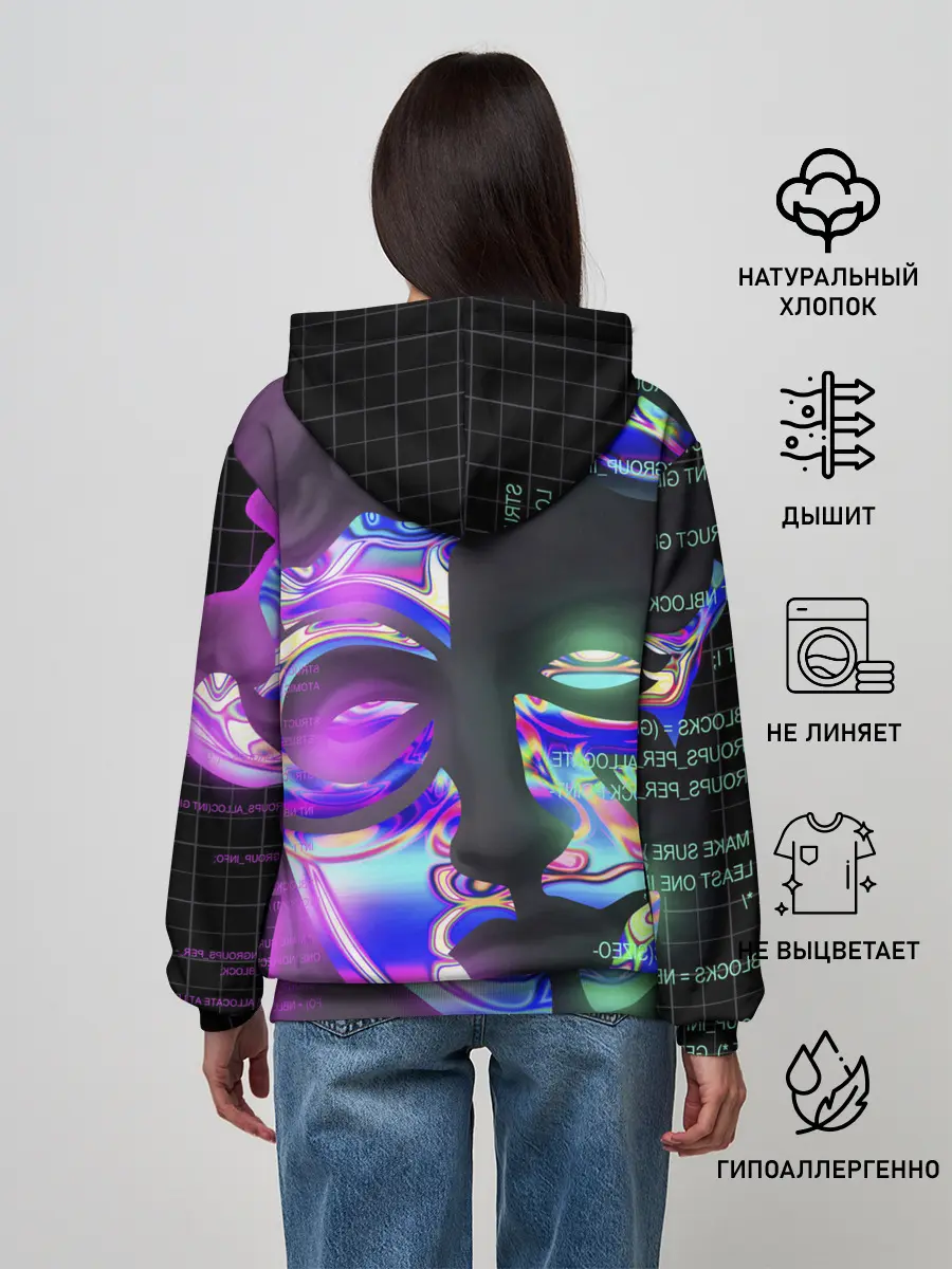 Женское худи / Chrome Effect