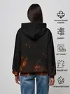 Женское худи / Burning Kamado
