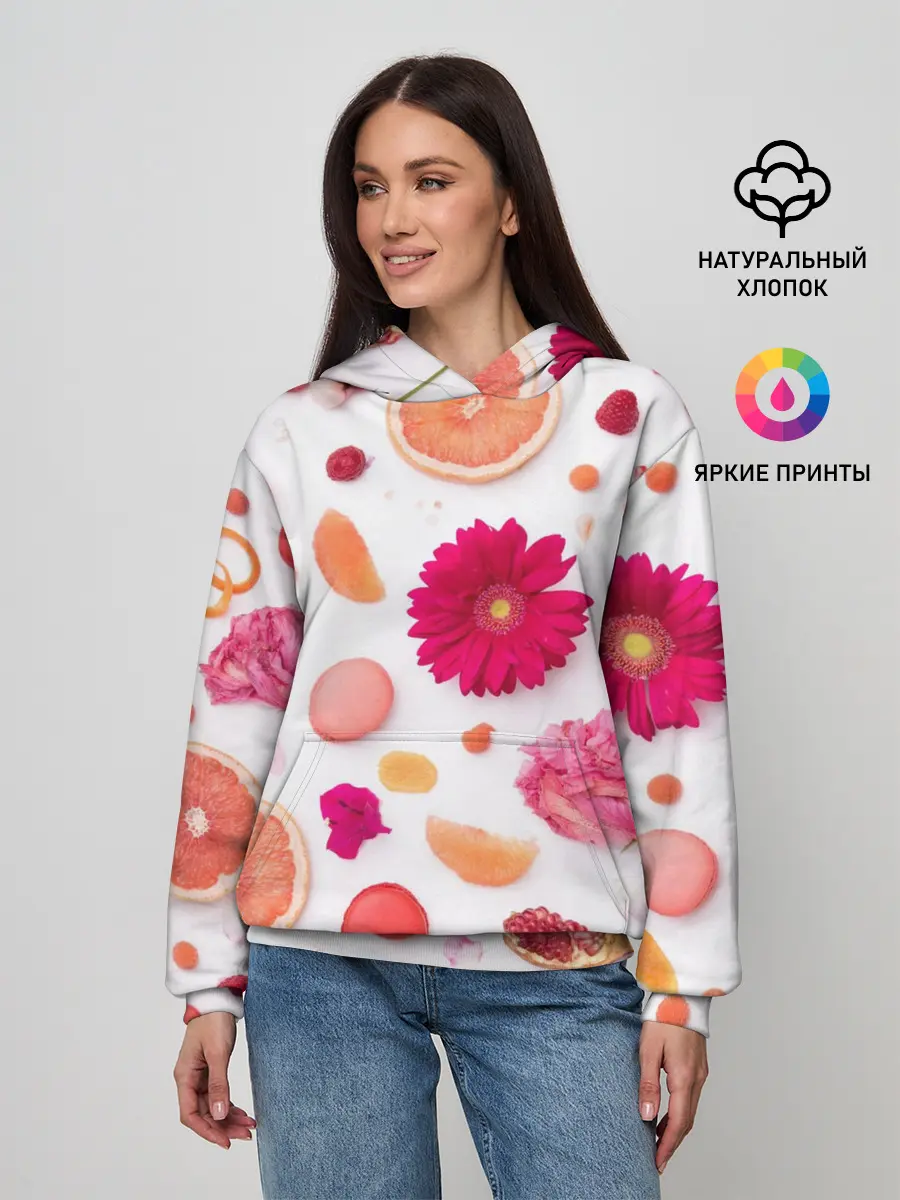 Женское худи / Фрукты