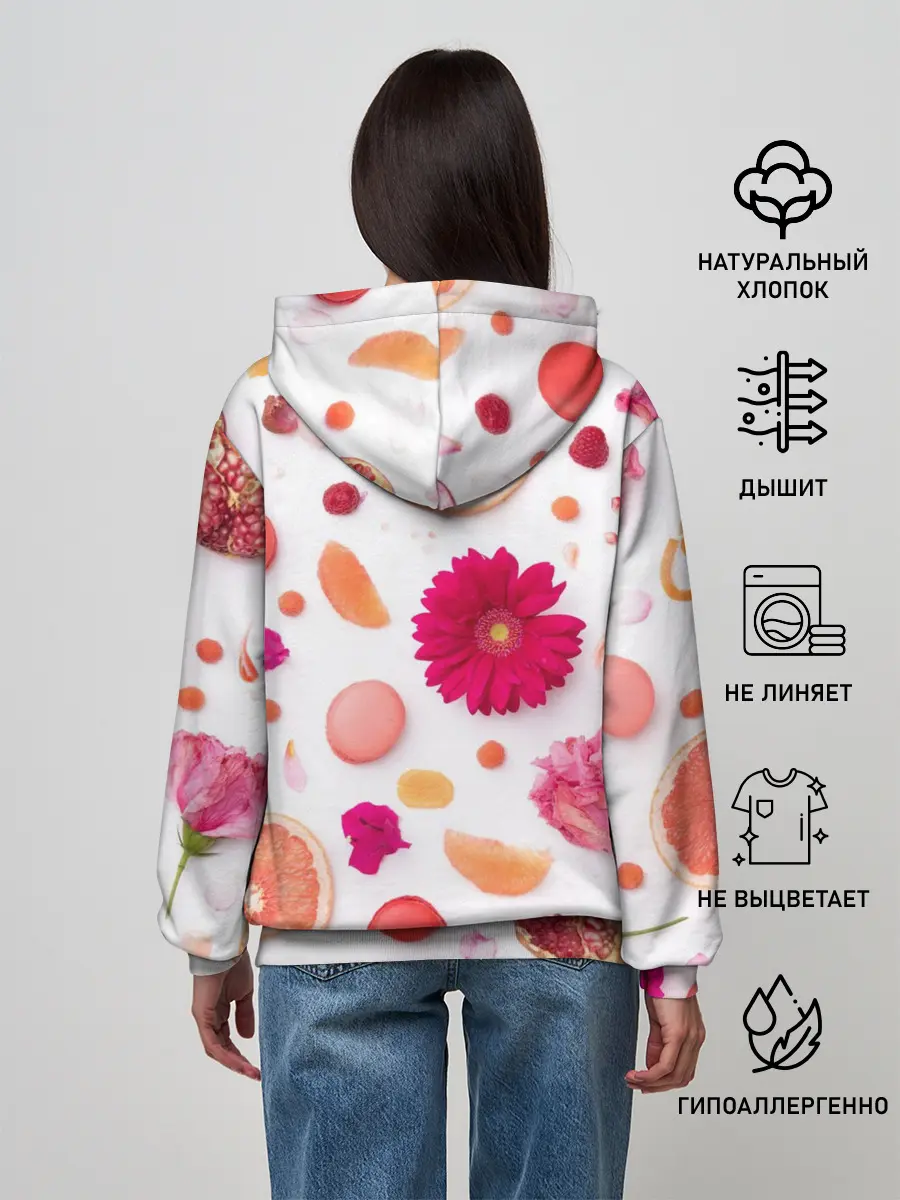 Женское худи / Фрукты