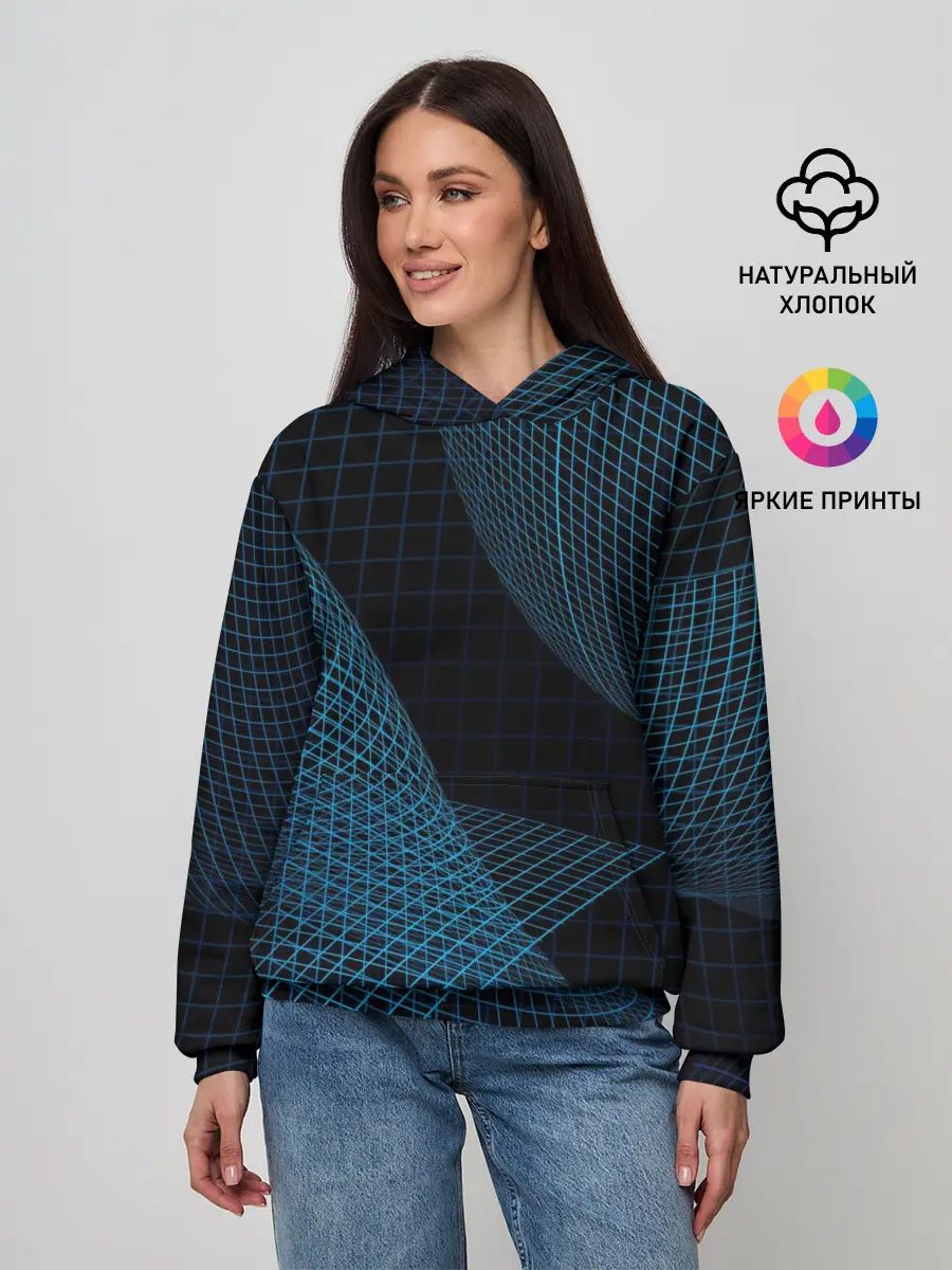 Женское худи / Сетка