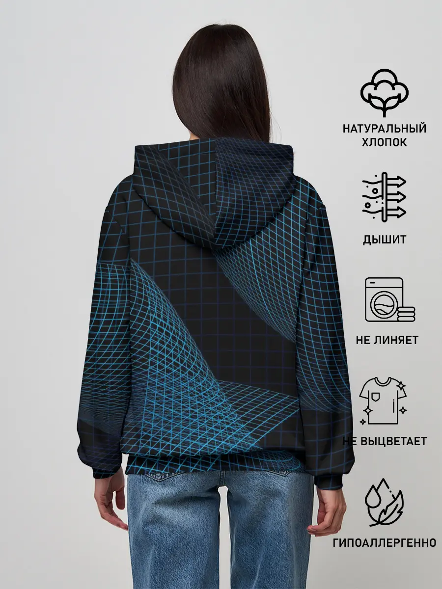 Женское худи / Сетка