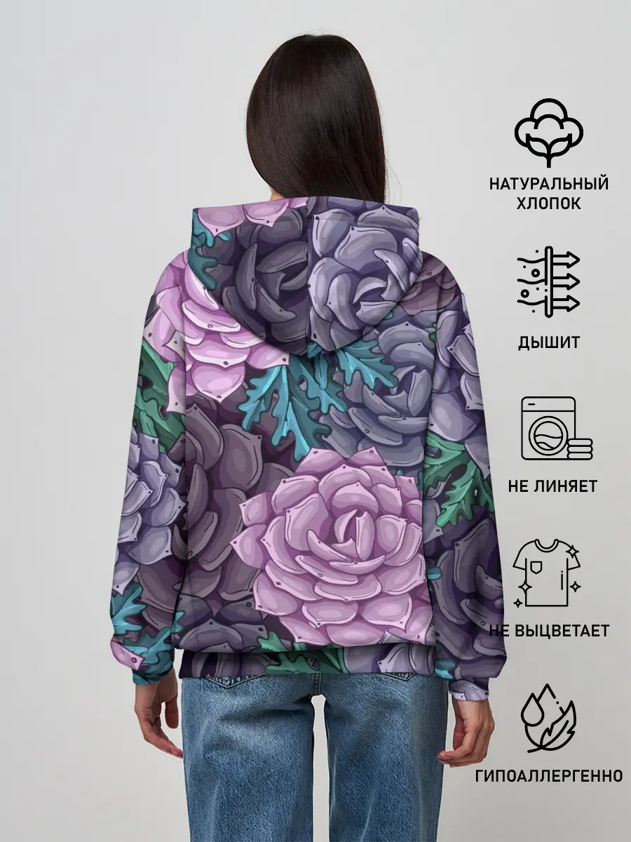 Женское худи / Цветы