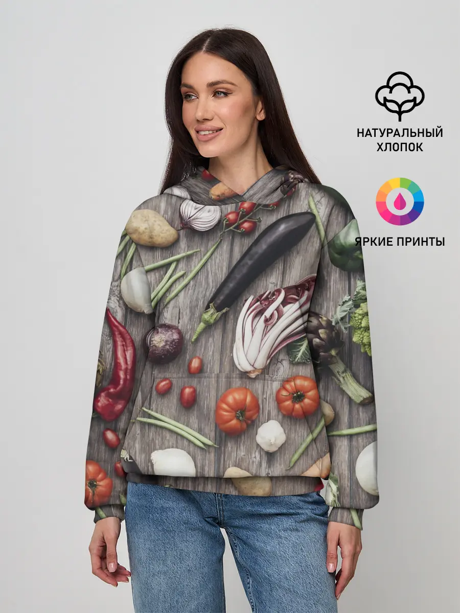 Женское худи / Еда