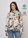 Женское худи / Котоколлаж 01