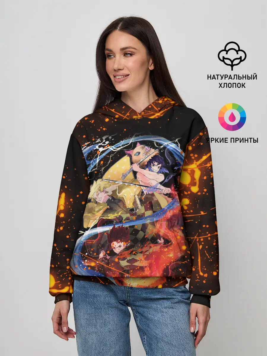 Женское худи / Убийца демонов