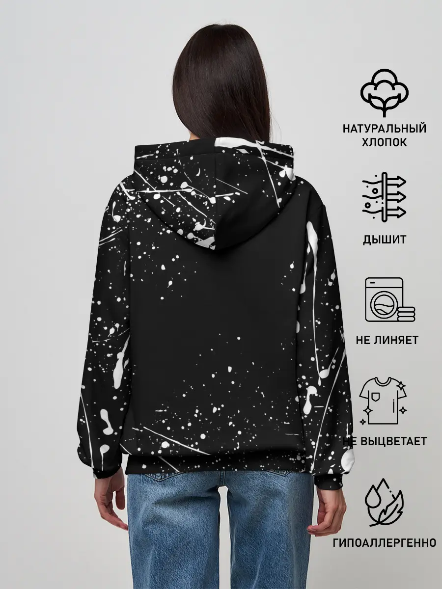 Женское худи / guts berserk blood black