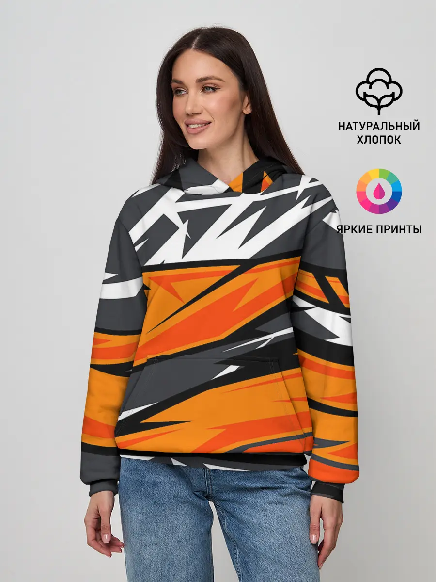 Женское худи / corner camouflage