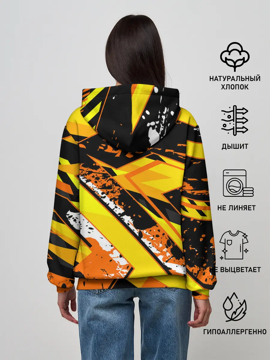 Женское худи / orange cheeky rust