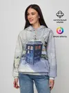 Женское худи / ТАРДИС В СНЕГУ