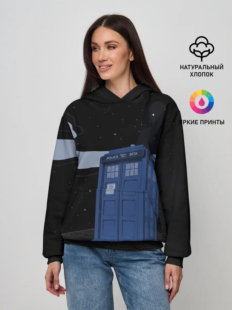 Женское худи / ТАРДИС