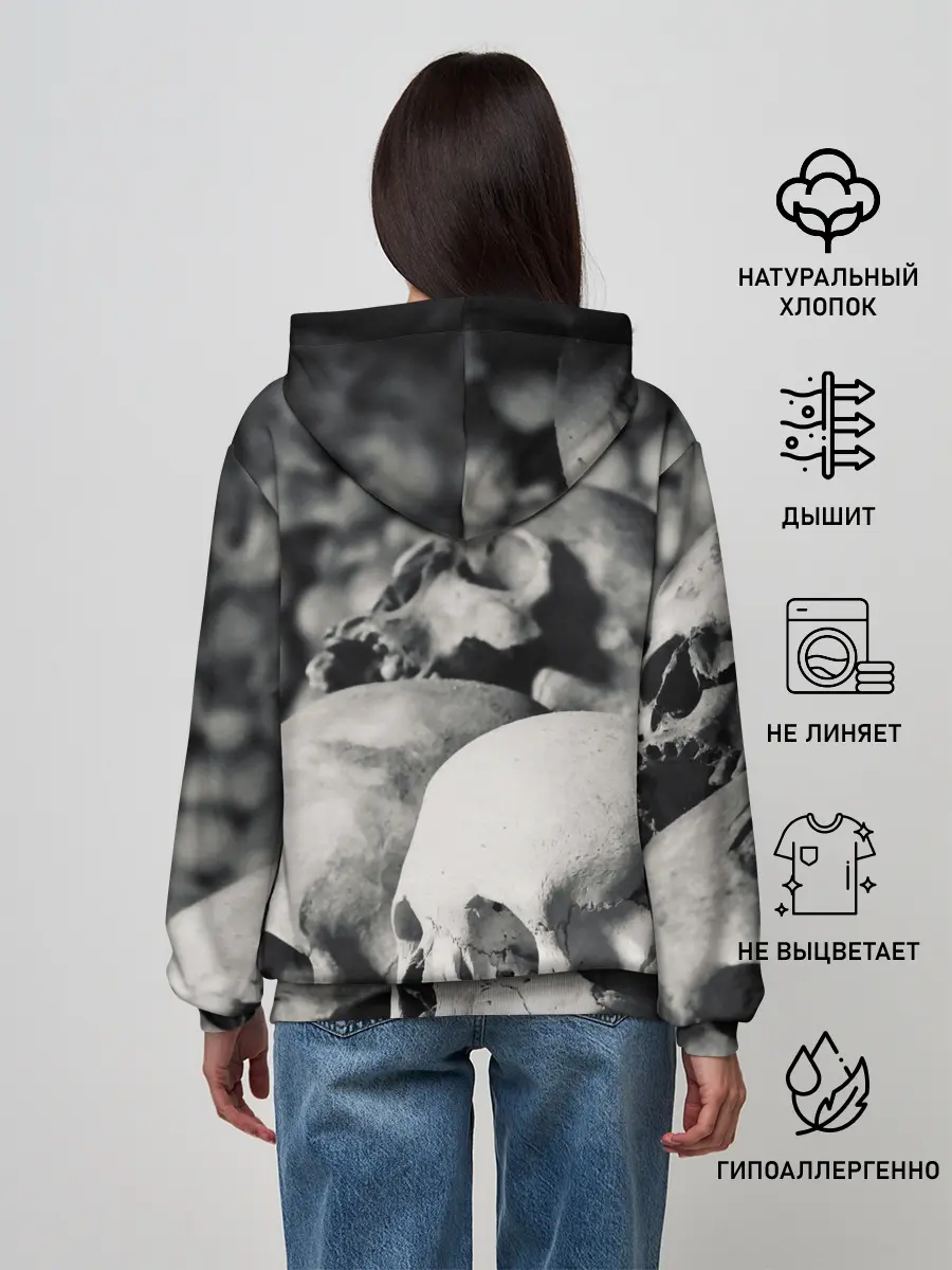 Женское худи / ЧЕРЕПА