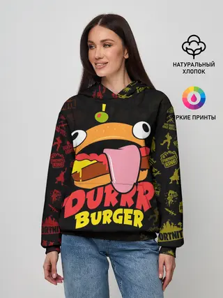 Женское худи / Fortnite Durrr Burger
