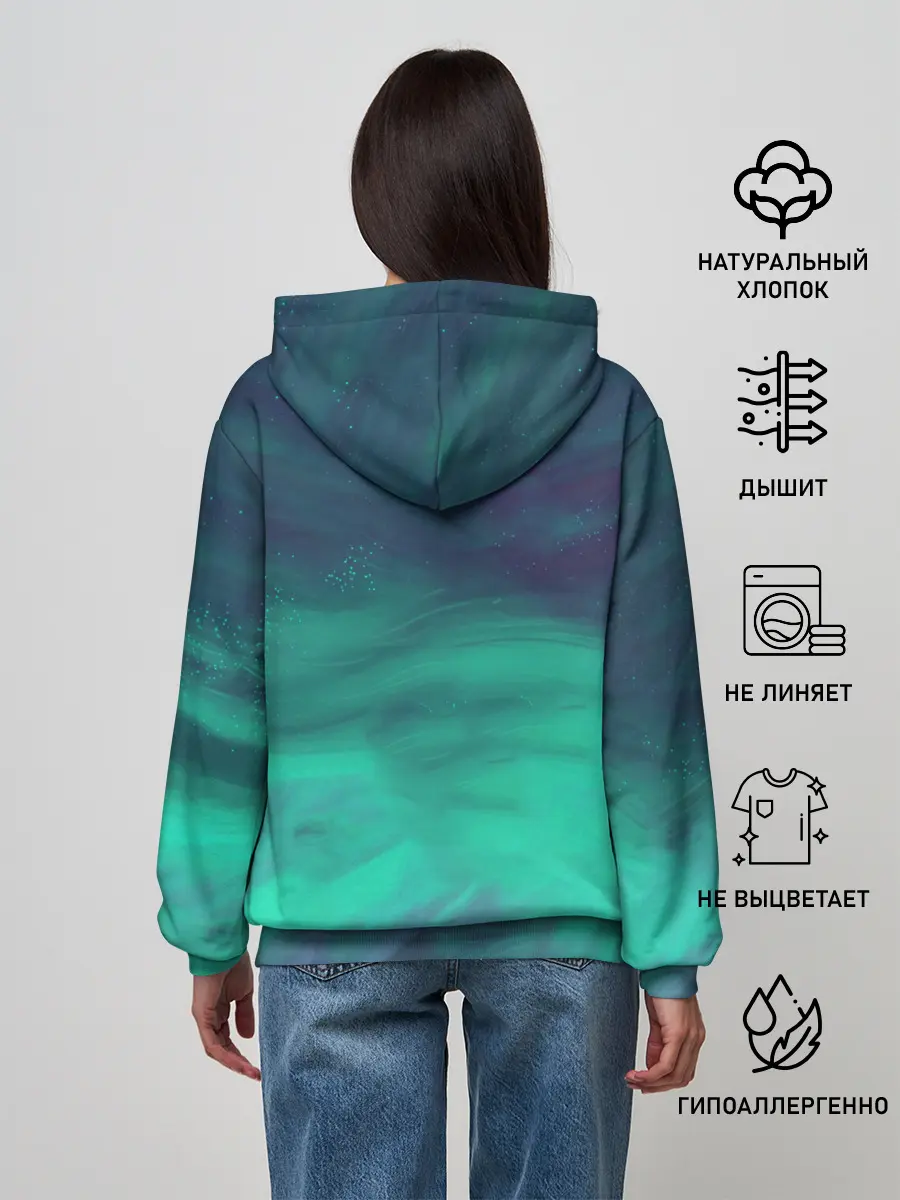 Женское худи / ЧЕРНОЕ ЗЕРКАЛО