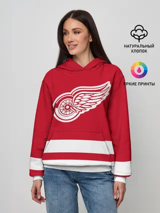 Женское худи / Детройт Ред Уингз