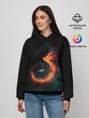 Женское худи / Космический Феникс