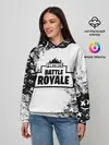 Женское худи / Fortnite & Marshmello