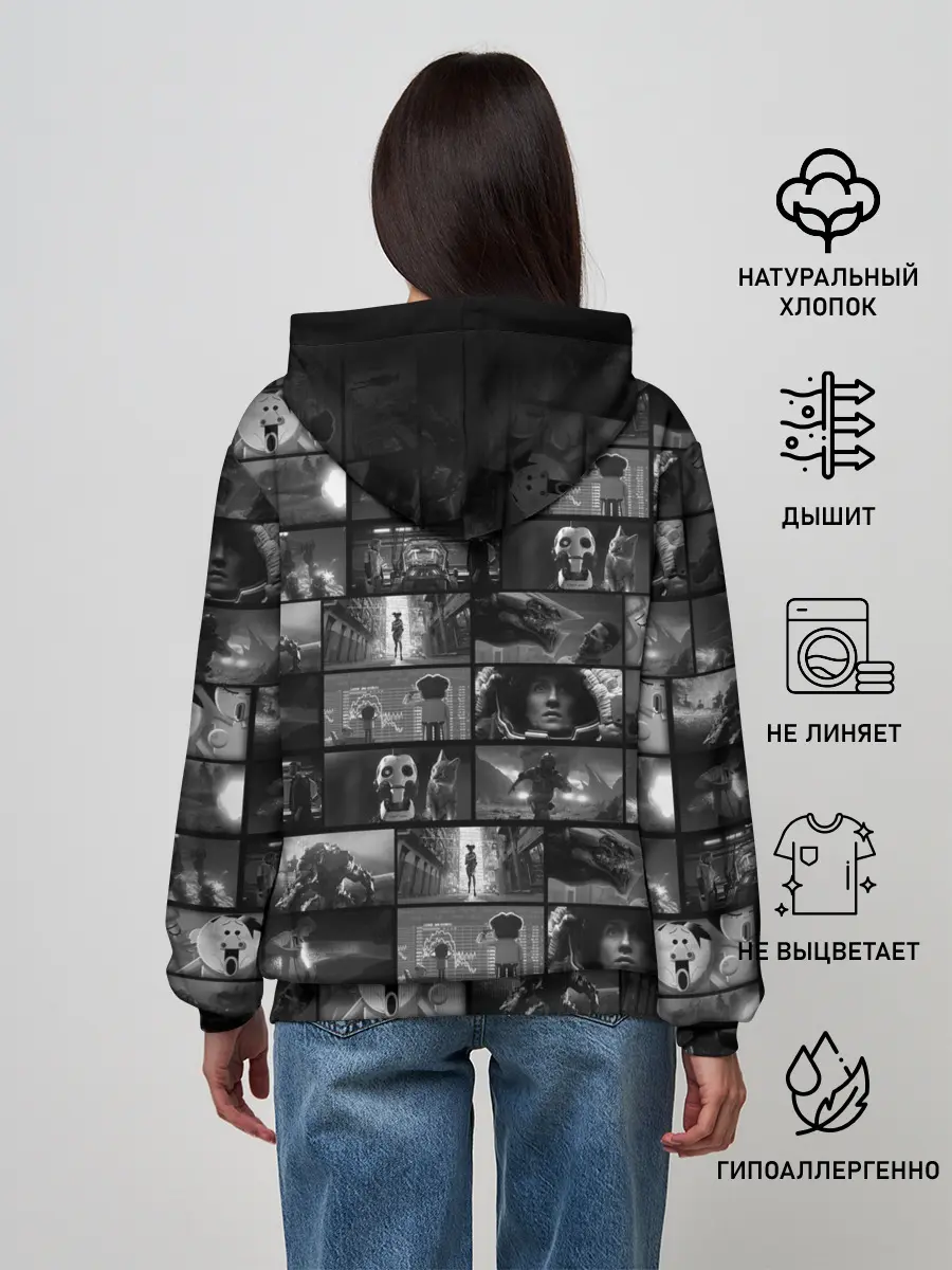 Женское худи / LOVE DEATH ROBOTS