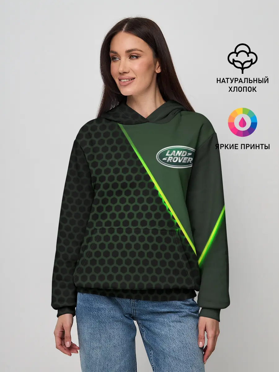 Женское худи / Land Rover | Ленд Ровер