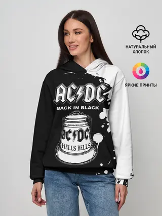 Женское худи / AC/DC Back in Black