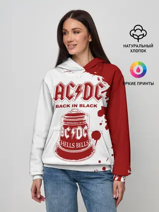 Женское худи / AC/DC Back in Black