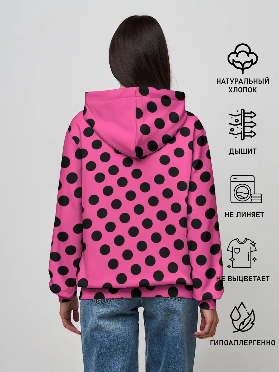 Женское худи / rolling stones pink logo