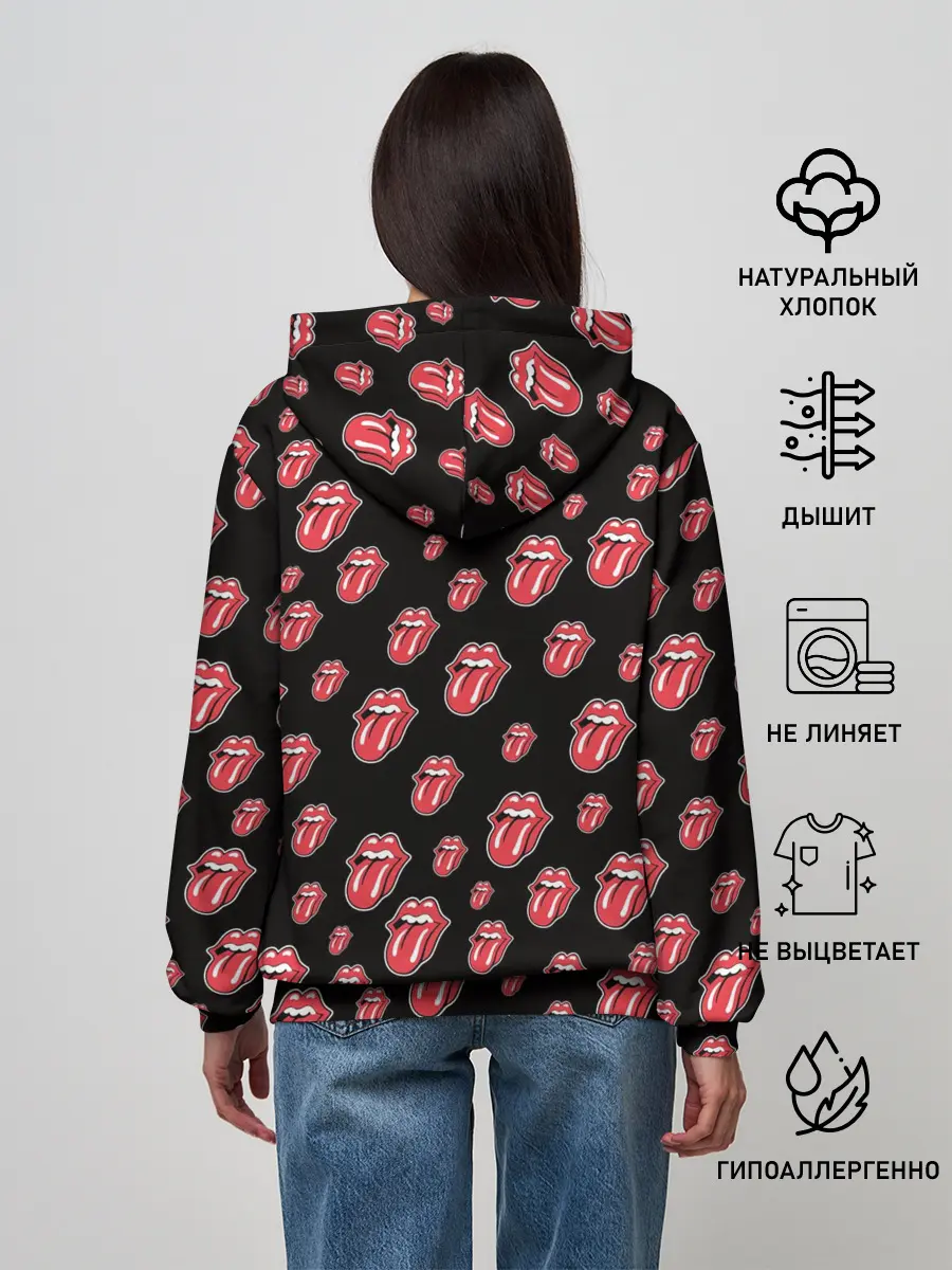 Женское худи / rolling stones