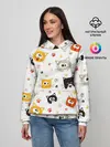 Женское худи / Котики с лапками
