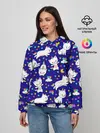 Женское худи / Кот-Единорог