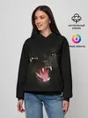 Женское худи / Злой Котик