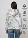 Женское худи / Мрамор