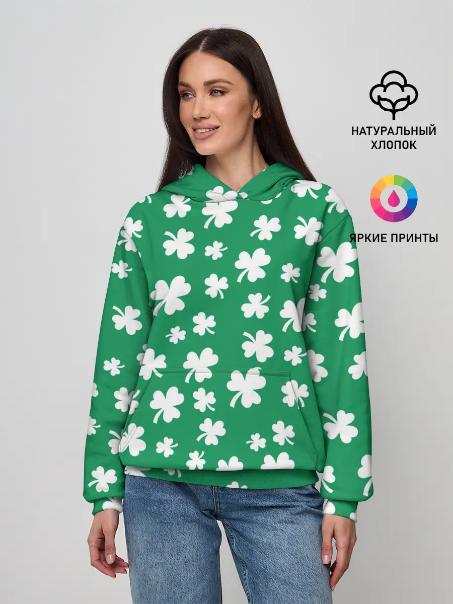 Женское худи / ДЕНЬ СВЯТОГО ПАТРИКА | ST. PATRICKS DAY