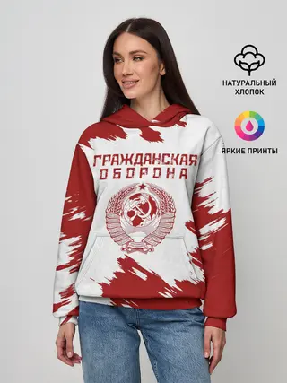 Женское худи / Гражданская оборона