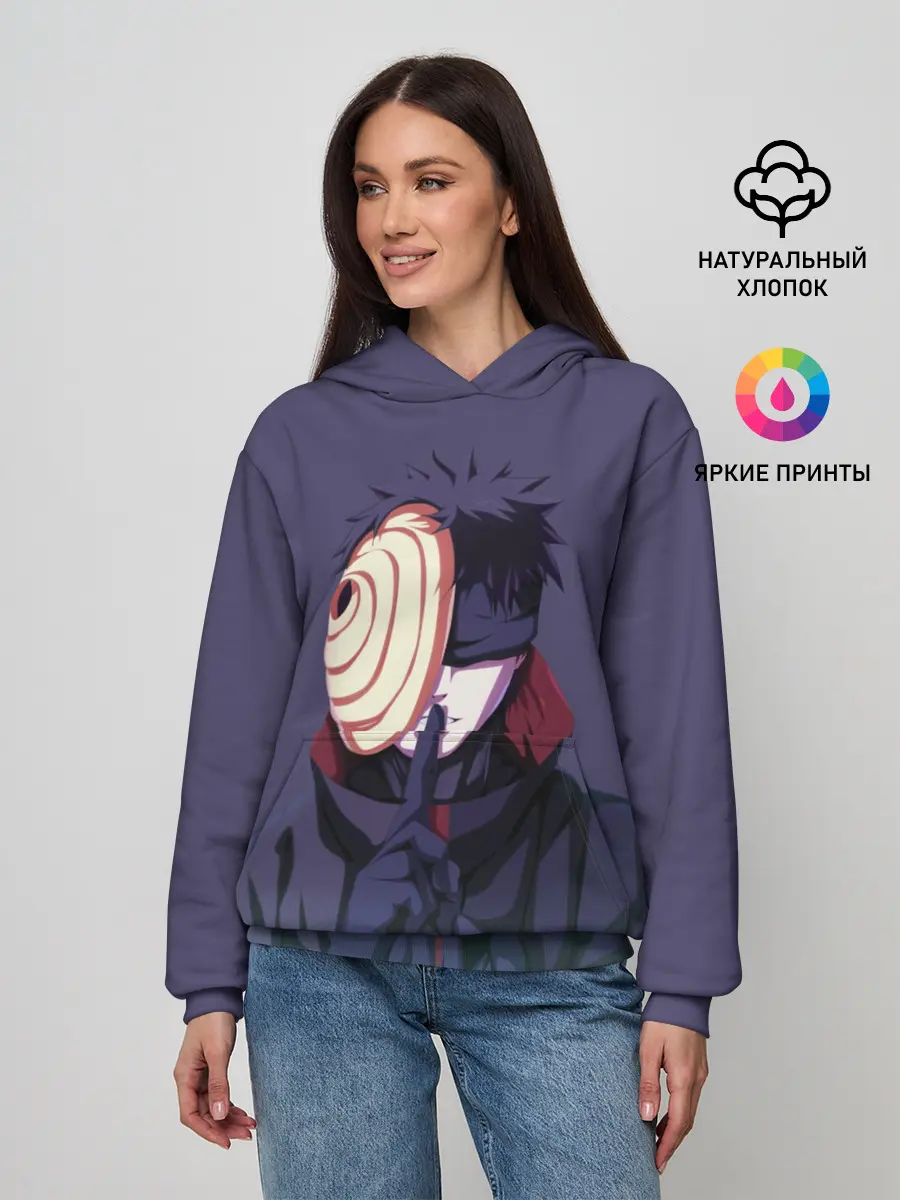 Женское худи / Обито Учиха