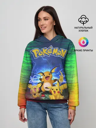 Женское худи / Pikachu