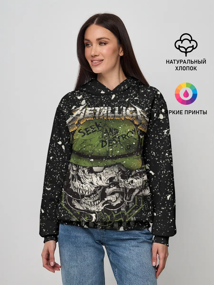 Женское худи / Metallica