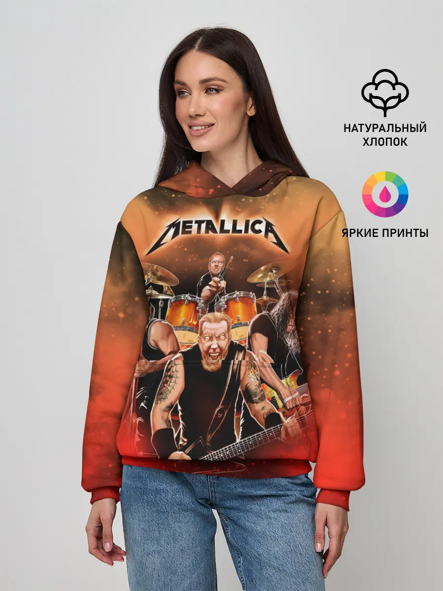 Женское худи / Metallica