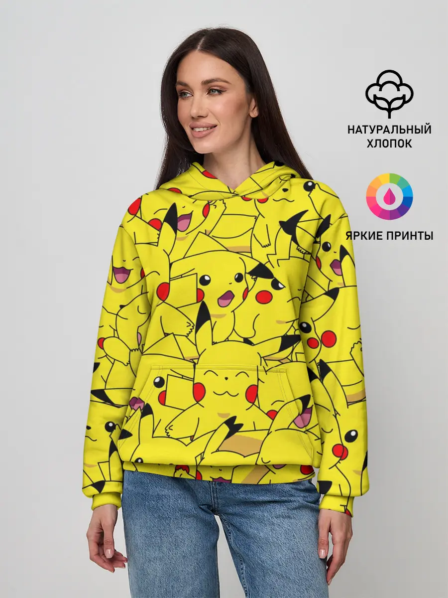 Женское худи / ПИКАЧУ