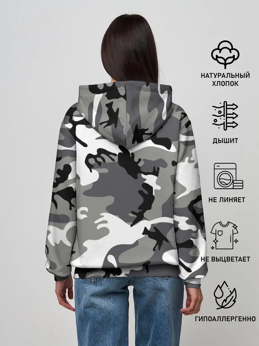 Женское худи / Камуфляж Sabaton