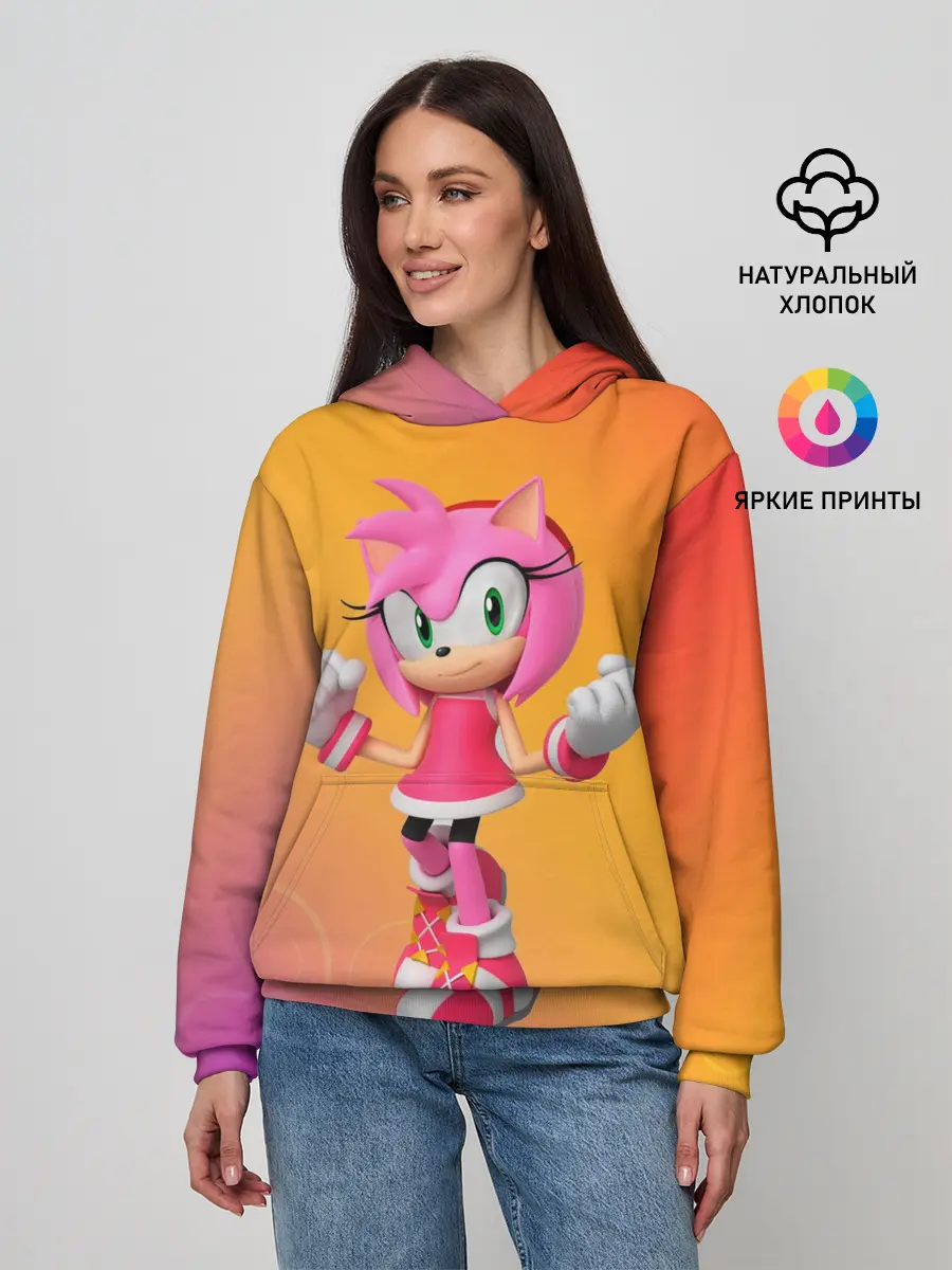 Женское худи / Эми - Соник
