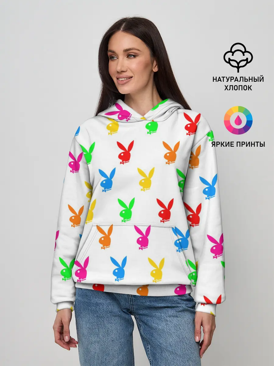 Женское худи / PLAYBOY | ПЛЕЙБОЙ