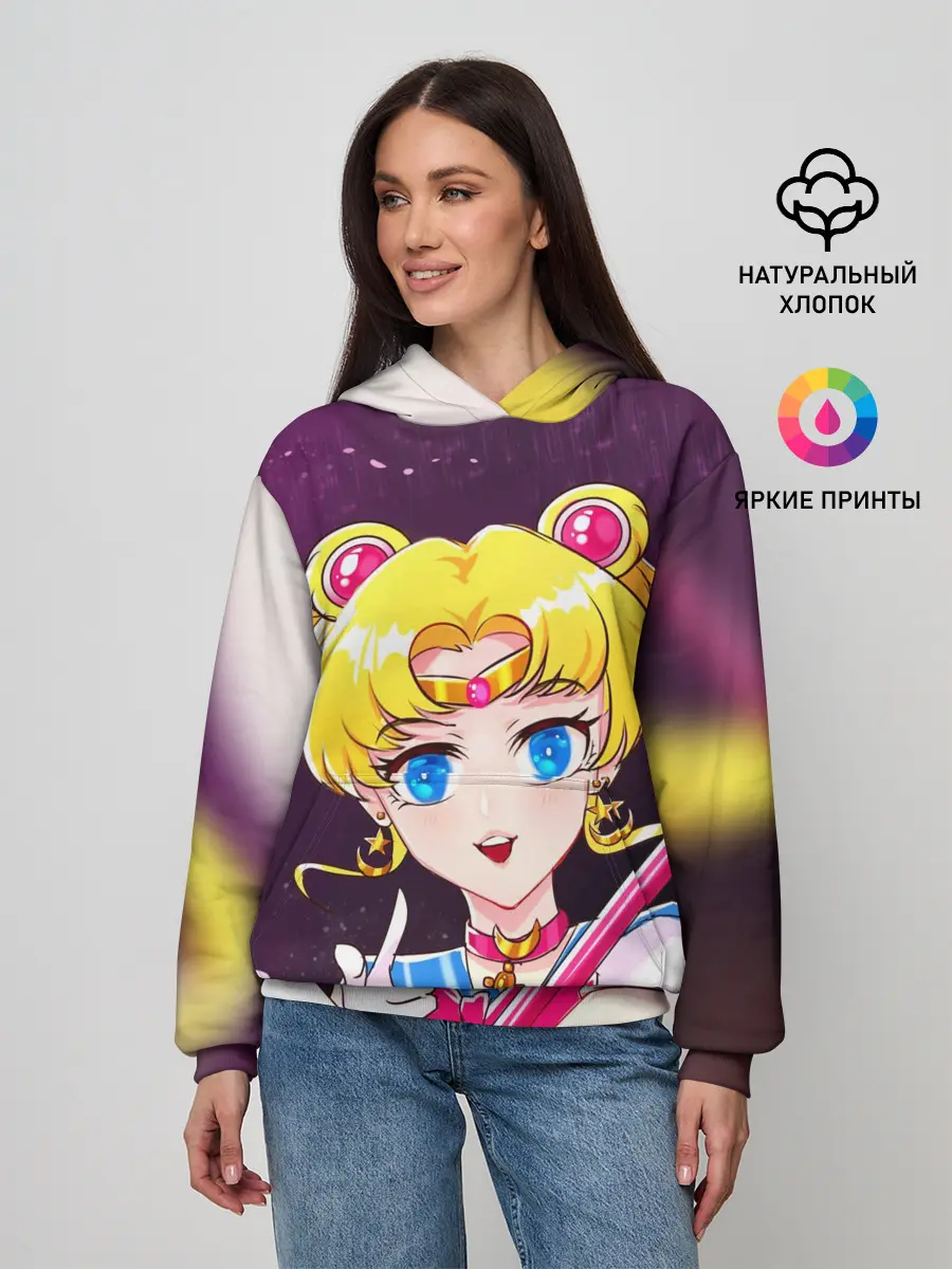 Женское худи / Sailor Moon