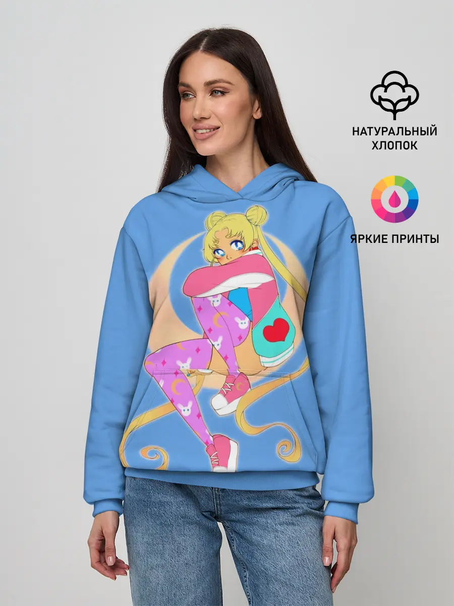 Женское худи / Луна